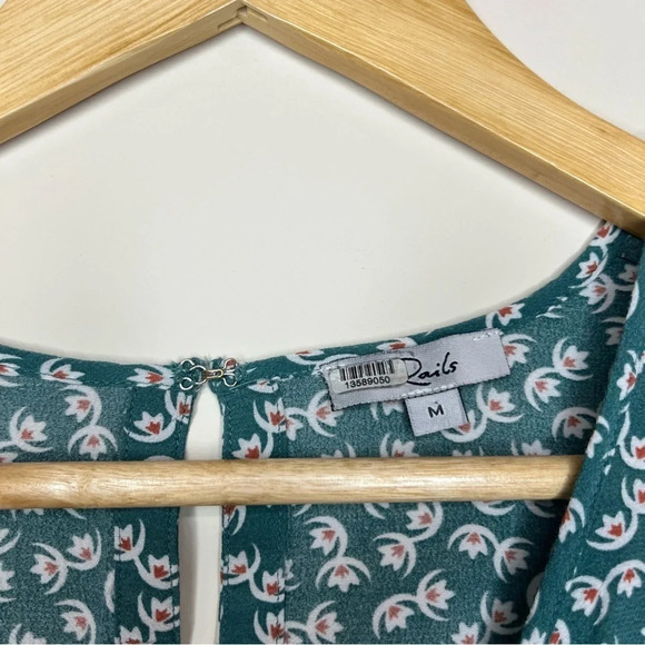 RAILS Sophia Lotus Printed Buttons Summer Romper - Picture 7 of 12